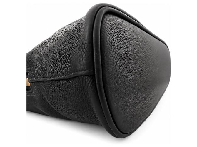 Borsa Tote Chanel CC in Pelle Caviar Nera Nero - vista 5
