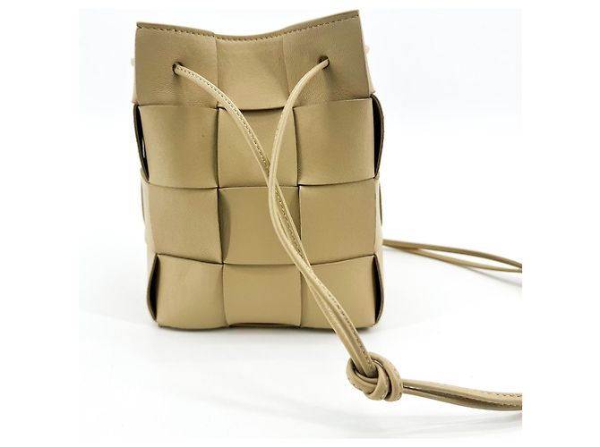 Bottega Veneta Cassette in pelle Beige - vista 4