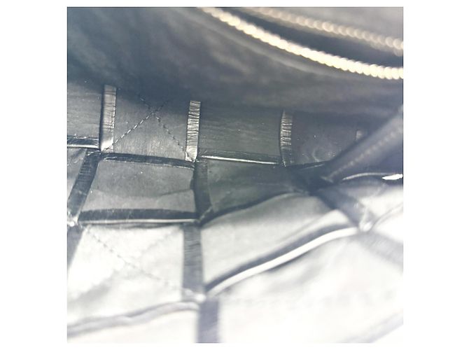 Bottega Veneta Brick Cassette Maxi Intrecciato Leather Small Nero - vista 5