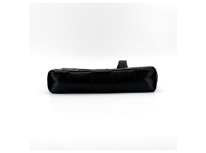 Bottega Veneta Brick Cassette Maxi Intrecciato Leather Small Nero - vista 6