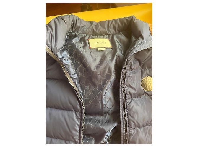 Piumino Gucci Blu Navy Blu scuro - vista 2