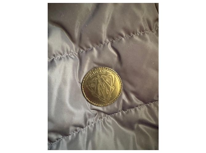Piumino Gucci Blu Navy Blu scuro - vista 3