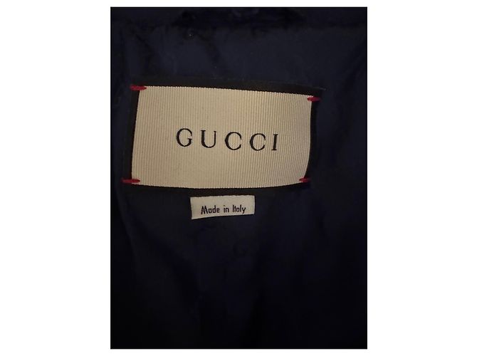 Piumino Gucci Blu Navy Blu scuro - vista 5