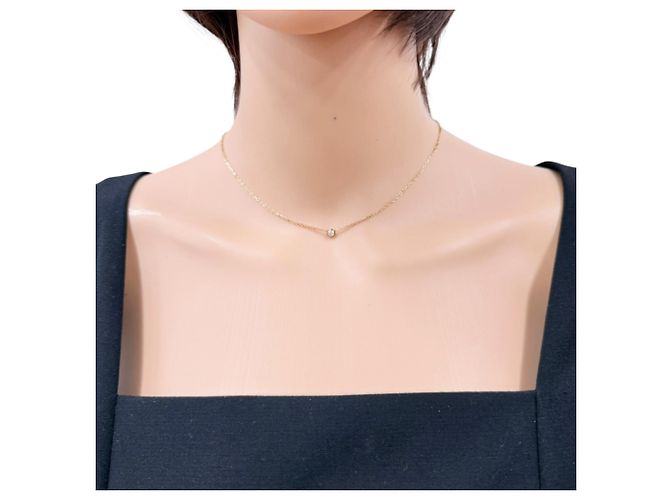 Collana Cartier Damour Diamants Légers D'oro - vista 2