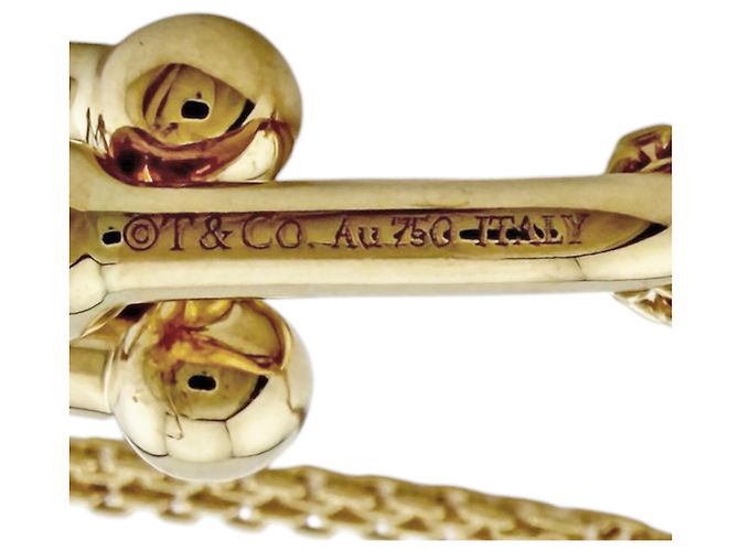 Autre Marque Collana con pendente Tiffany HardWear a doppio anello D'oro - vista 5