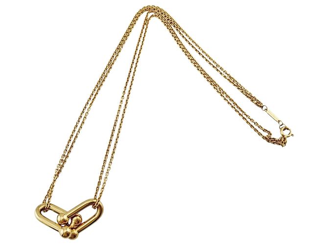 Autre Marque Collana con pendente Tiffany HardWear a doppio anello D'oro - vista 8