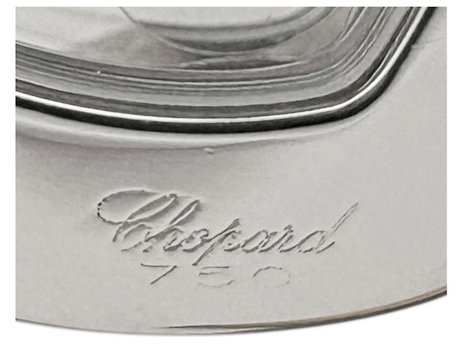 Chopard Happy Diamonds Halskette aus 18K Weißgold Silber - Ansicht 7