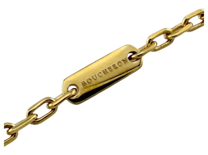 Collar Boucheron Quatre Classic Castaño Plata Dorado - vista 5
