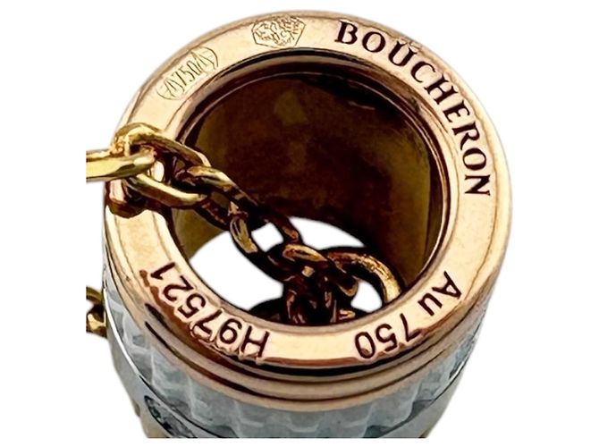 Collar Boucheron Quatre Whites Dorado - vista 5