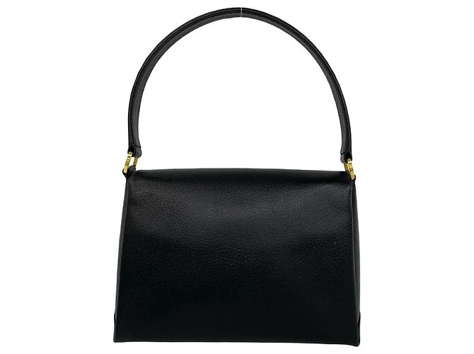 Borsa a mano vintage in pelle Gucci Nero - vista 3
