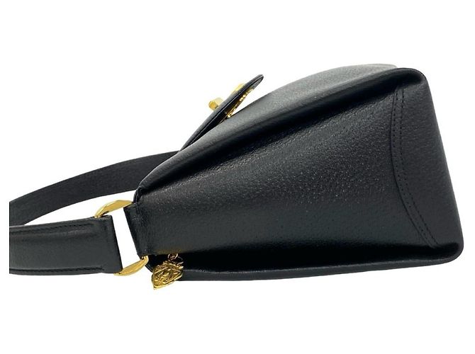 Borsa a mano vintage in pelle Gucci Nero - vista 5