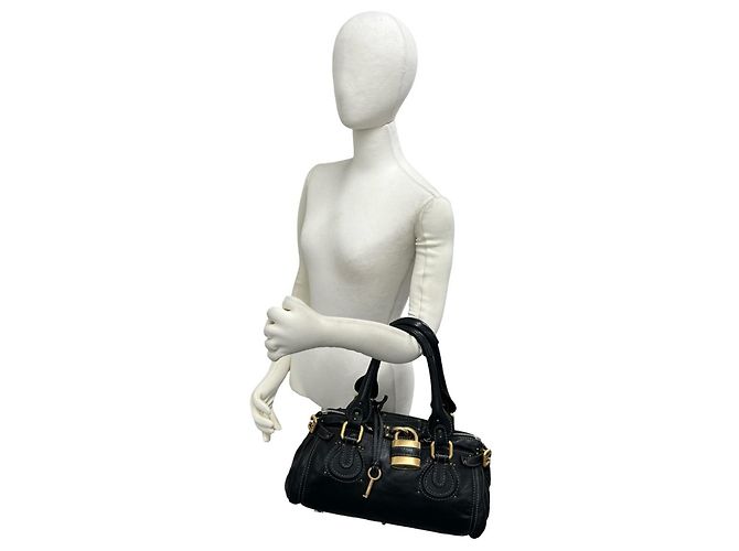 Sac à main Chloé en cuir noir - vue 2