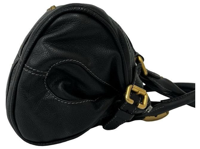 Sac à main Chloé en cuir noir - vue 6