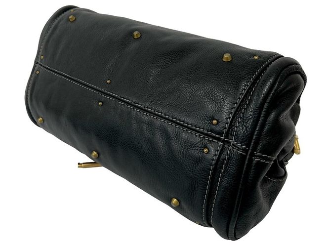 Sac à main Chloé en cuir noir - vue 8