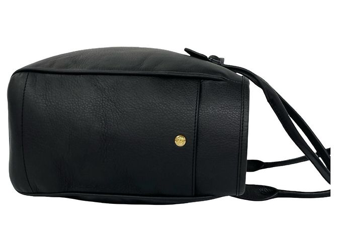 Loewe Vintage Heritage Leder-Tote-Bag mit eingraviertem Logo Schwarz - Ansicht 6