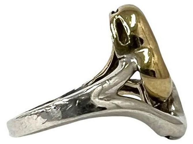 Autre Marque Anillo Tiffany Double Heart Combination Plata Dorado - vista 4