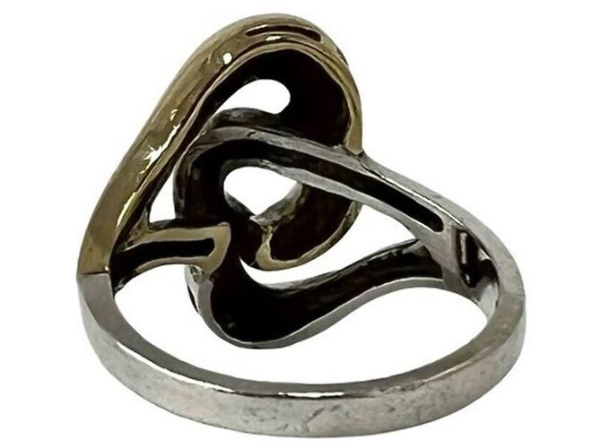 Autre Marque Anillo Tiffany Double Heart Combination Plata Dorado - vista 6