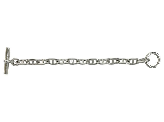 Hermès Bracciale con Charm Hermes Chaine d'Ancre GM Argento - vista 5