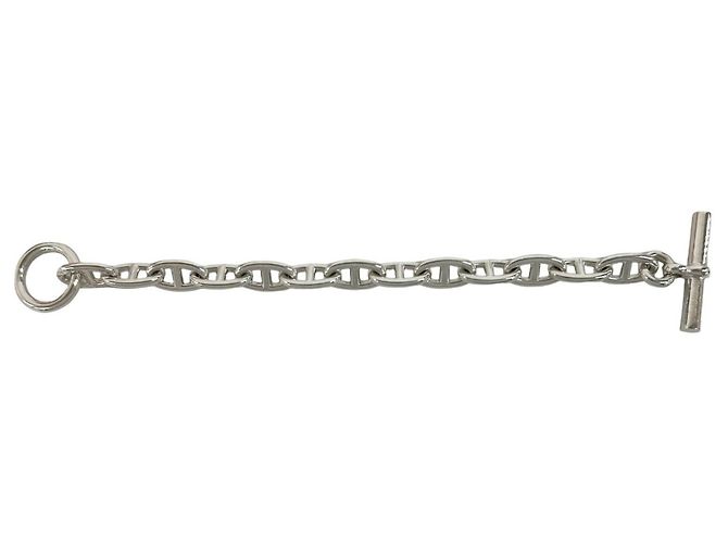 Hermès Bracciale con Charm Hermes Chaine d'Ancre GM Argento - vista 6