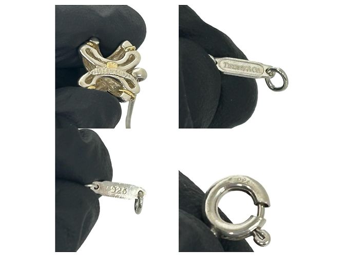 Autre Marque Collana Croce Tiffany Signature Argento D'oro - vista 3