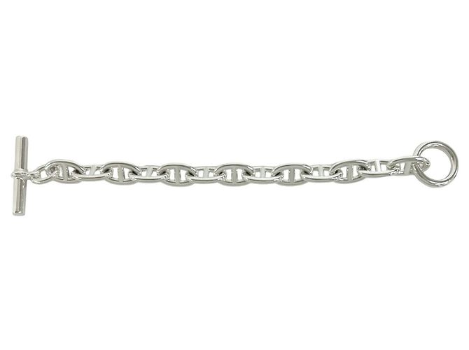 Hermès Bracciale con Charm Hermes Chaine d'Ancre TGM 13-Link Argento - vista 5