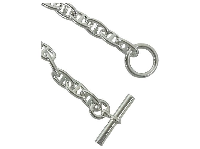 Hermès Bracciale con Charm Hermes Chaine d'Ancre MM Argento - vista 4