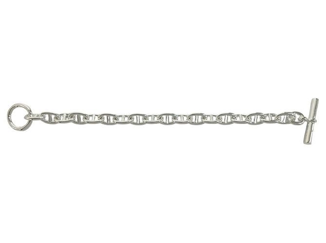 Hermès Bracciale con Charm Hermes Chaine d'Ancre MM Argento - vista 5