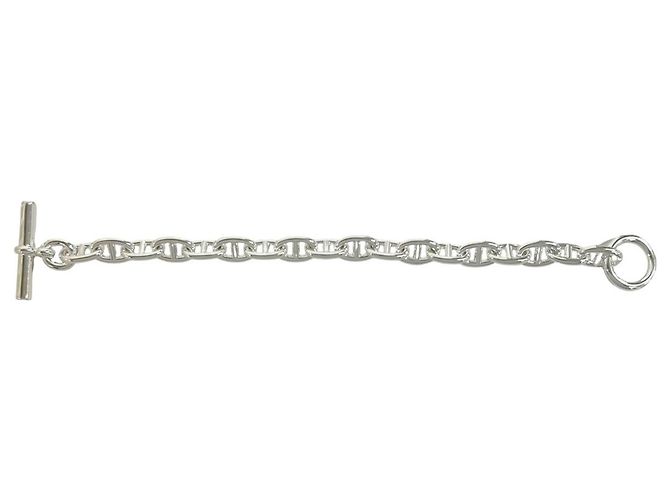 Hermès Bracciale con Charm Hermes Chaine d'Ancre MM Argento - vista 6