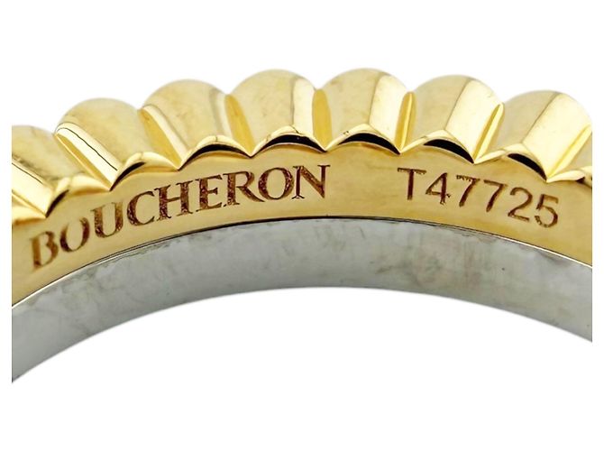 Boucheron Quatre Radiant Creolen Silber Golden - Ansicht 6
