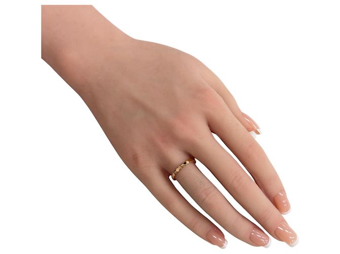 Anillo Chaumet Bead de Ring en oro rosa 18K Dorado - vista 2