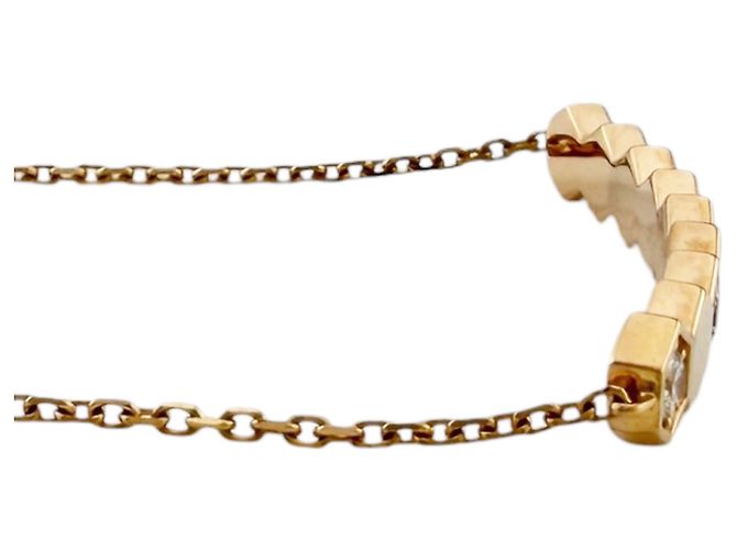 Brazalete Chaumet B. en oro rosa 18K Dorado - vista 3