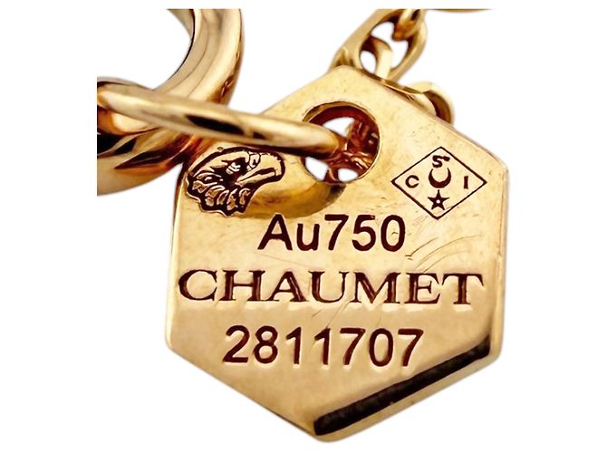 Brazalete Chaumet B. en oro rosa 18K Dorado - vista 4