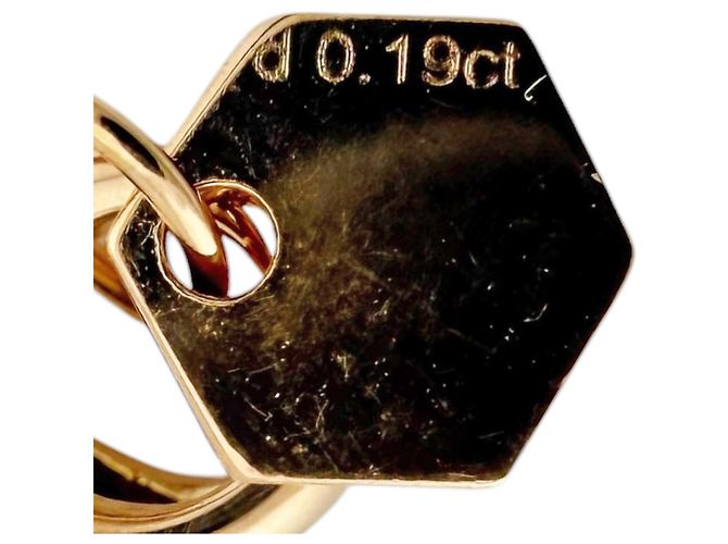 Brazalete Chaumet B. en oro rosa 18K Dorado - vista 5