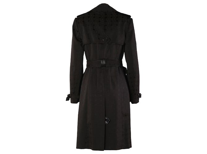 Autre Marque Gabardina con cinturón de jacquard monograma marrón Karen Millen Castaño - vista 4