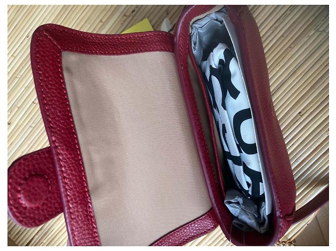 Borsa a tracolla in pelle rossa Marc Jacobs Rosso - vista 2