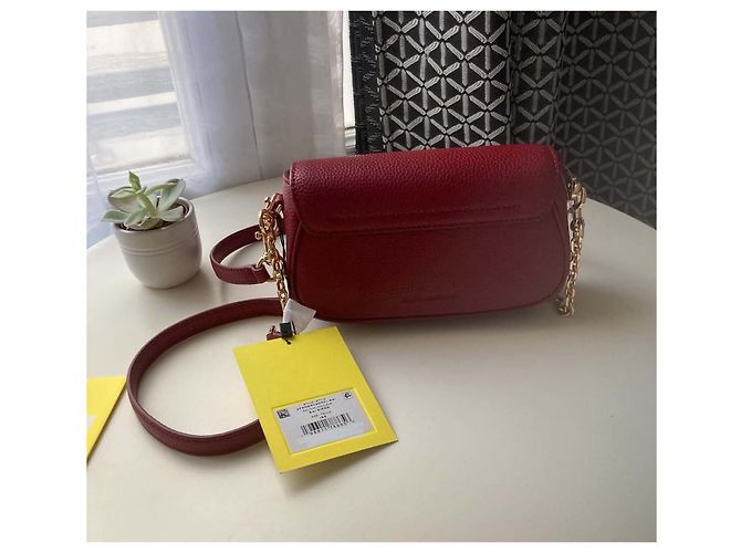 Borsa a tracolla in pelle rossa Marc Jacobs Rosso - vista 3