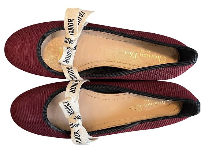 Autre Marque Dior Burgundy Sandalen - Ansicht 2
