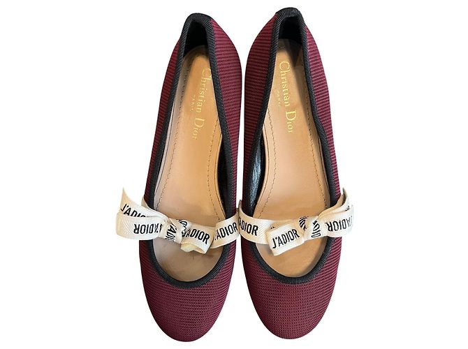 Autre Marque Dior Burgundy Sandalen - Ansicht 3