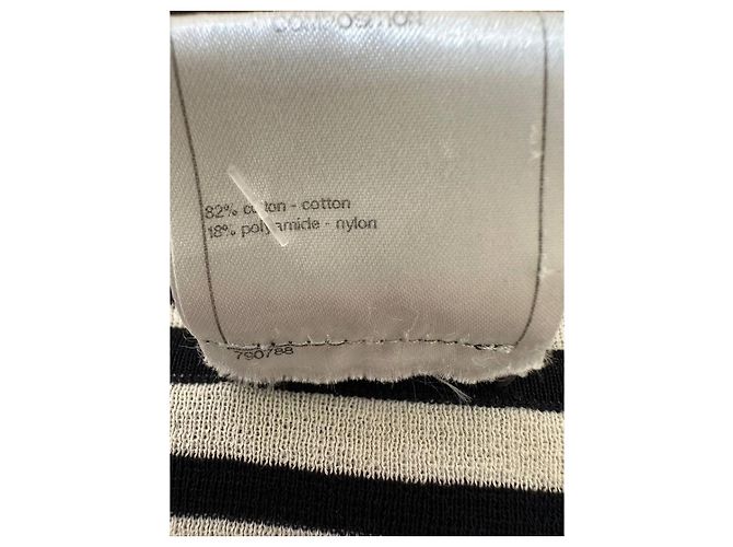 Top de malha riscado vintage CHANEL - FR 38 seminovo - vista 5