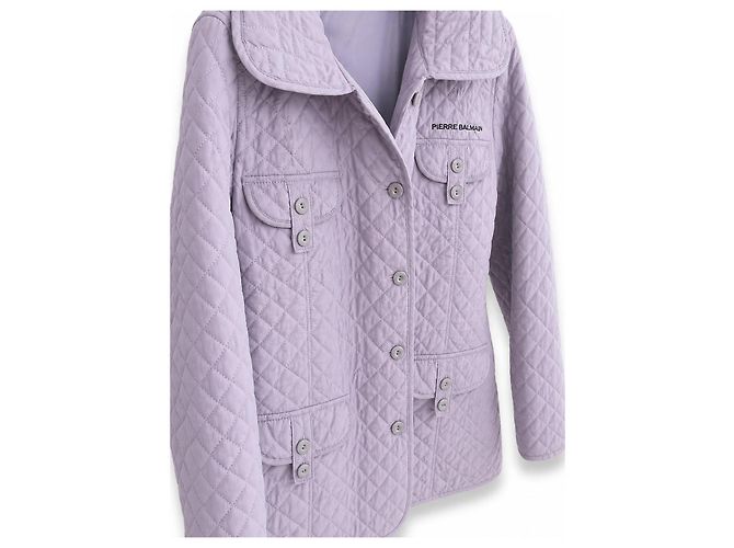 Chaqueta acolchada para mujer Pierre Balmain – Dusty Lilac / Lavender – L / IT 44 Gris - vista 7