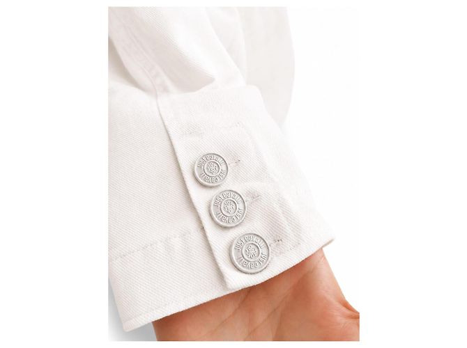 Just Cavalli Women's White Fitted Blazer – Made in Italy – Size M Bianco - vista 9