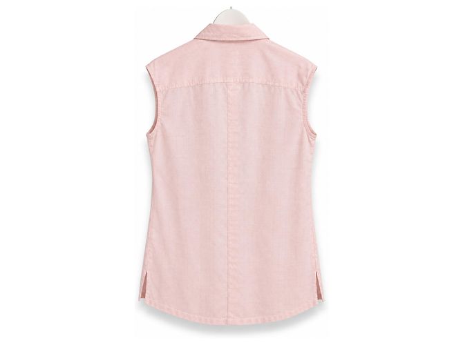 Blusa sin mangas Max Mara Puro Lino para mujer, rosa, 100% lino – IT 40 - vista 2