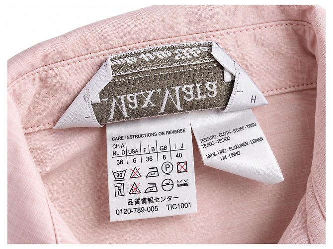 Blusa sin mangas Max Mara Puro Lino para mujer, rosa, 100% lino – IT 40 - vista 5