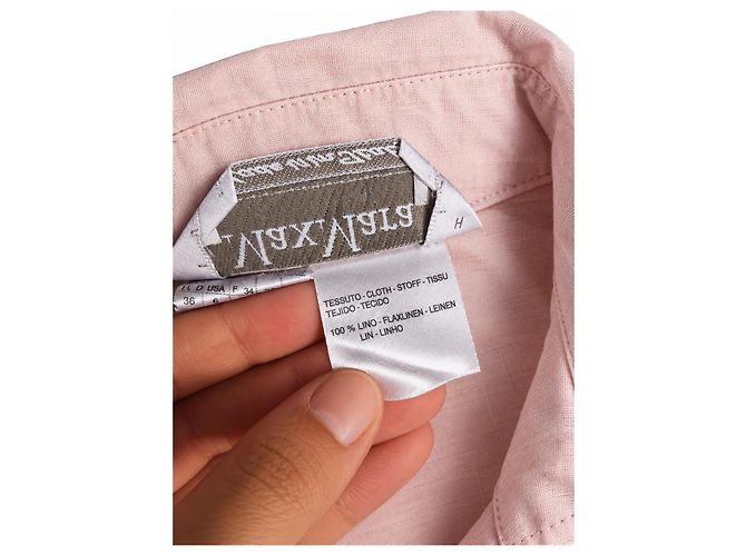 Blusa sin mangas Max Mara Puro Lino para mujer, rosa, 100% lino – IT 40 - vista 6
