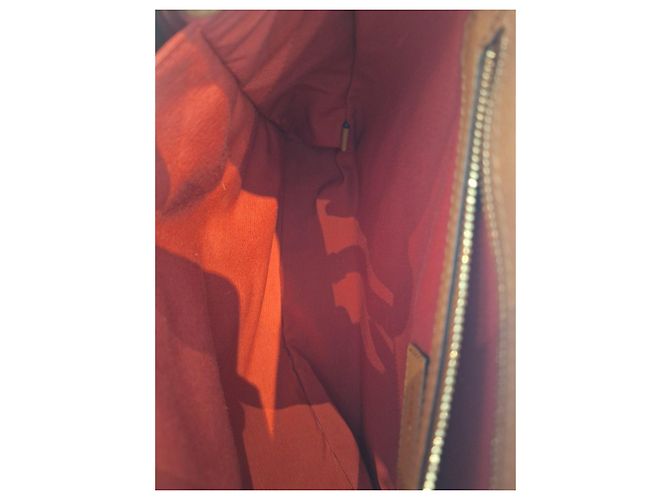 Lancel Lison Bolso Grande de Piel Camello - vista 7