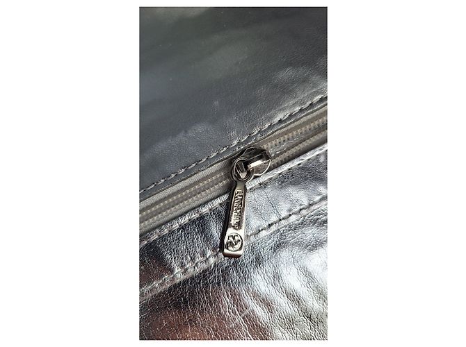 Longchamp Roseau Saco Cabas Couro Efeito Crocodilo Bege - vista 15