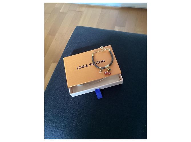 Bracciale Louis Vuitton Monogram Cherry Marrone Monogramma - vista 2
