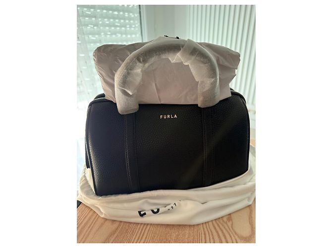 Furla Borsa Tote in Pelle Nera Nero - vista 3