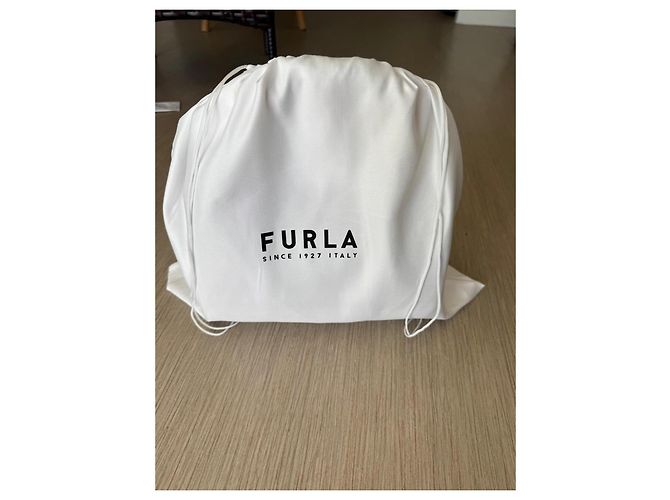 Borsa Tote Furla in pelle blu navy - vista 3