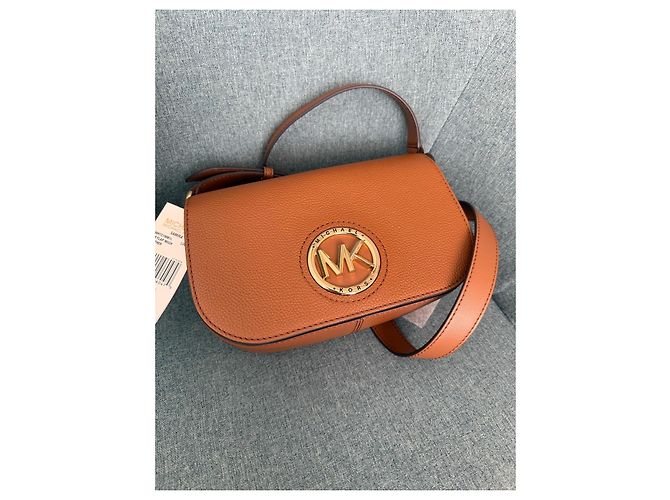 Saco de ombro Michael Kors Samira em couro castanho Marrom - vista 2